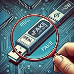 spot a fake usb drive